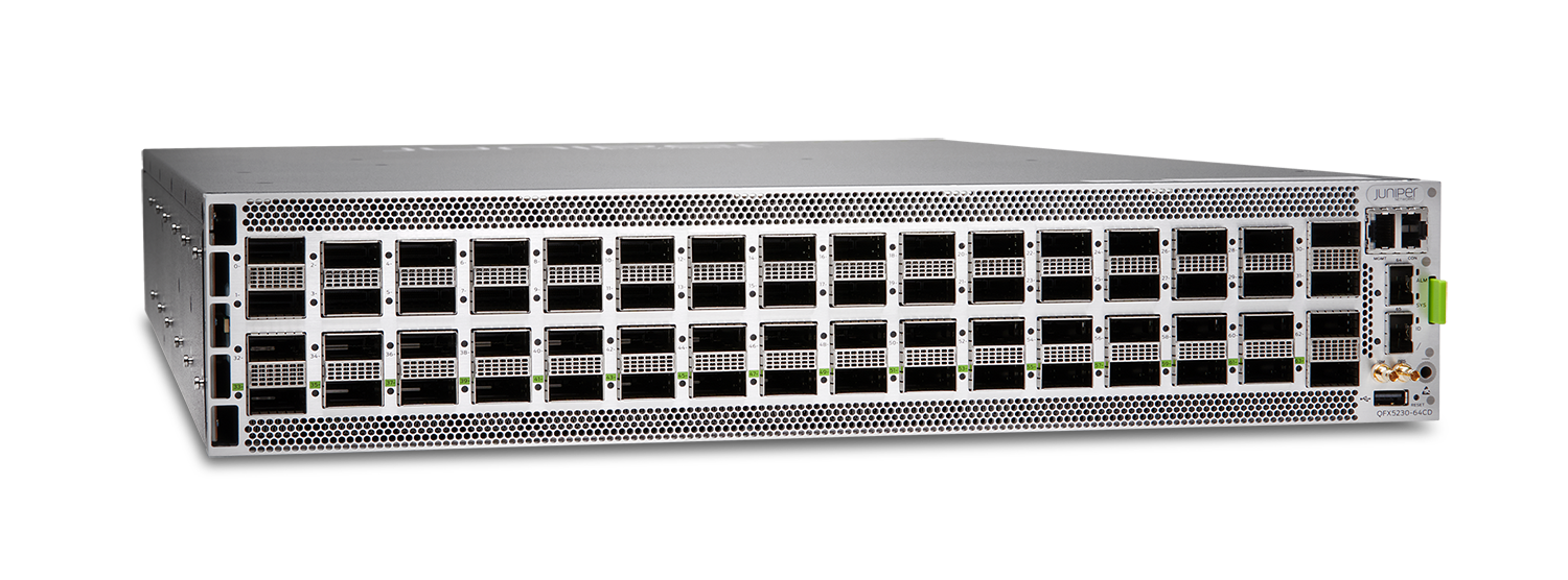QFX5230-64CD 400GbE switch QFX5230-64CD 400GbE switch